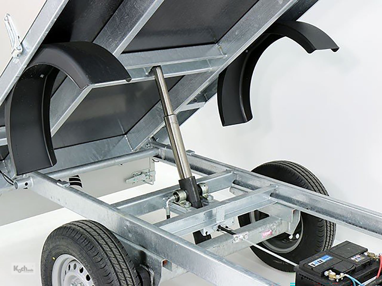 Anhänger typu Sonstige Heckkipper 150x250cm 1,3t|E-Pumpe (Ki12312073So), Neumaschine v Winsen (Luhe) (Obrázek 8)